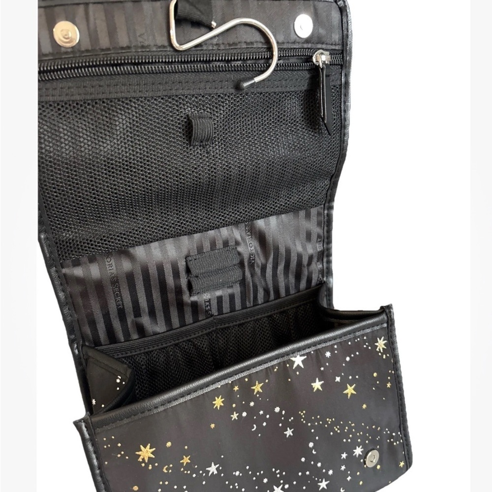 Victoria's Secret Black and Gold Star Cosmetic Organizer - Picture 4 of 7